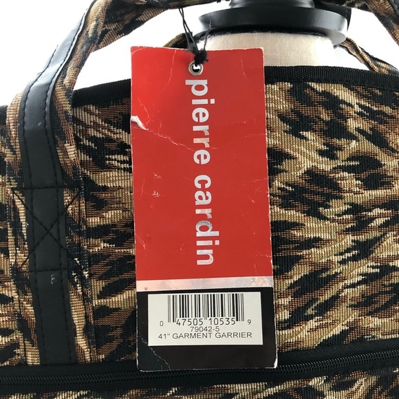 Pierre Cardin  luggage bag animal print NWT Travel Vintage - Picture 3 of 10